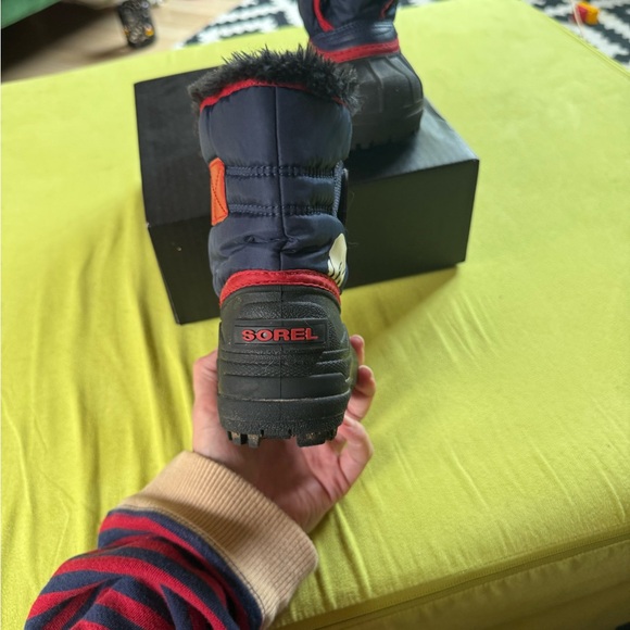 Sorel Toddler size 6 snow commander snow boot blue and red - Picture 5 of 5